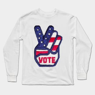 1970s VOTE PATCH Long Sleeve T-Shirt